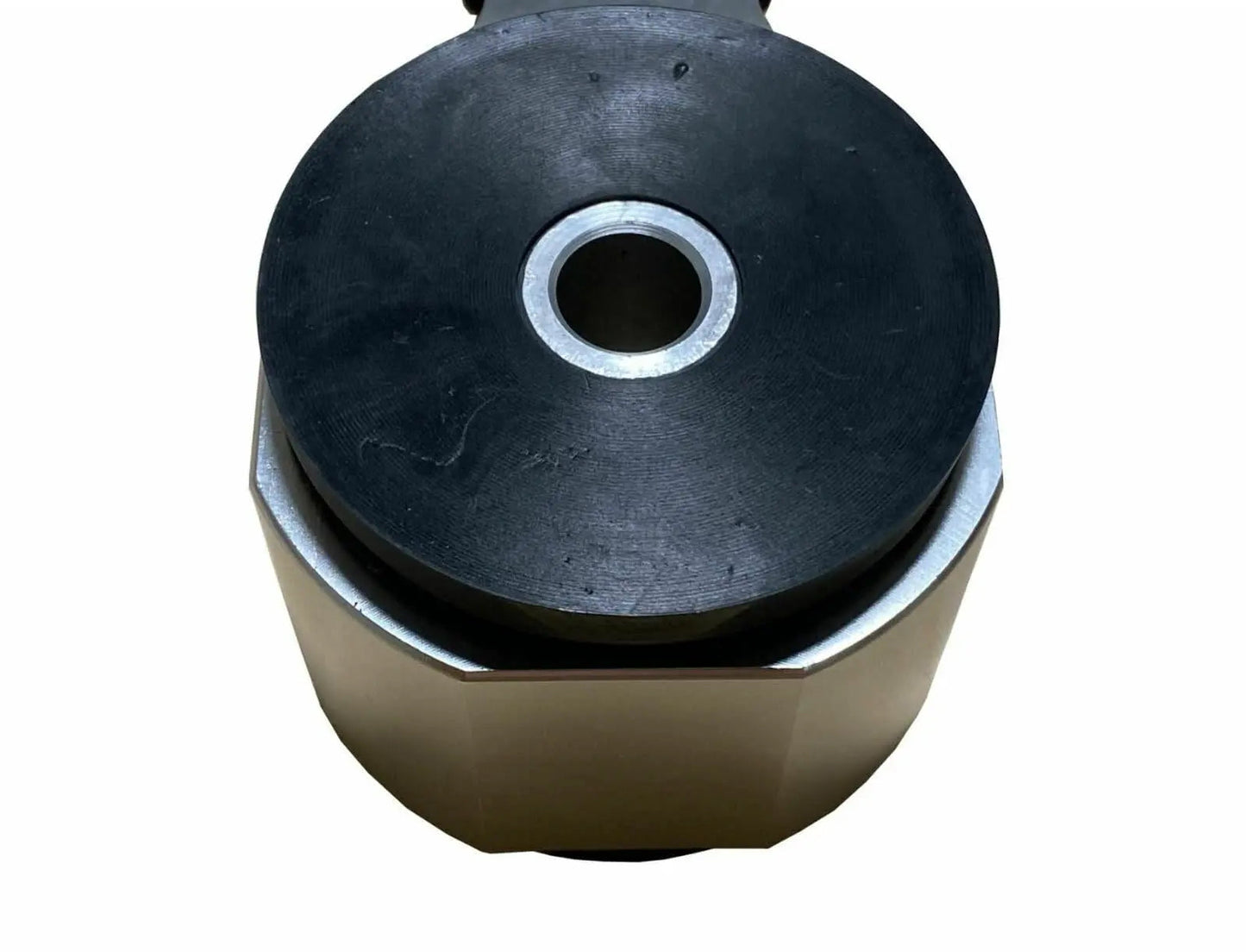 Rear engine motor mount for 2006-2011 Honda Civic Si Coupe and Sedan by Jack Spania Racing, showing the black rubber and metal construction.