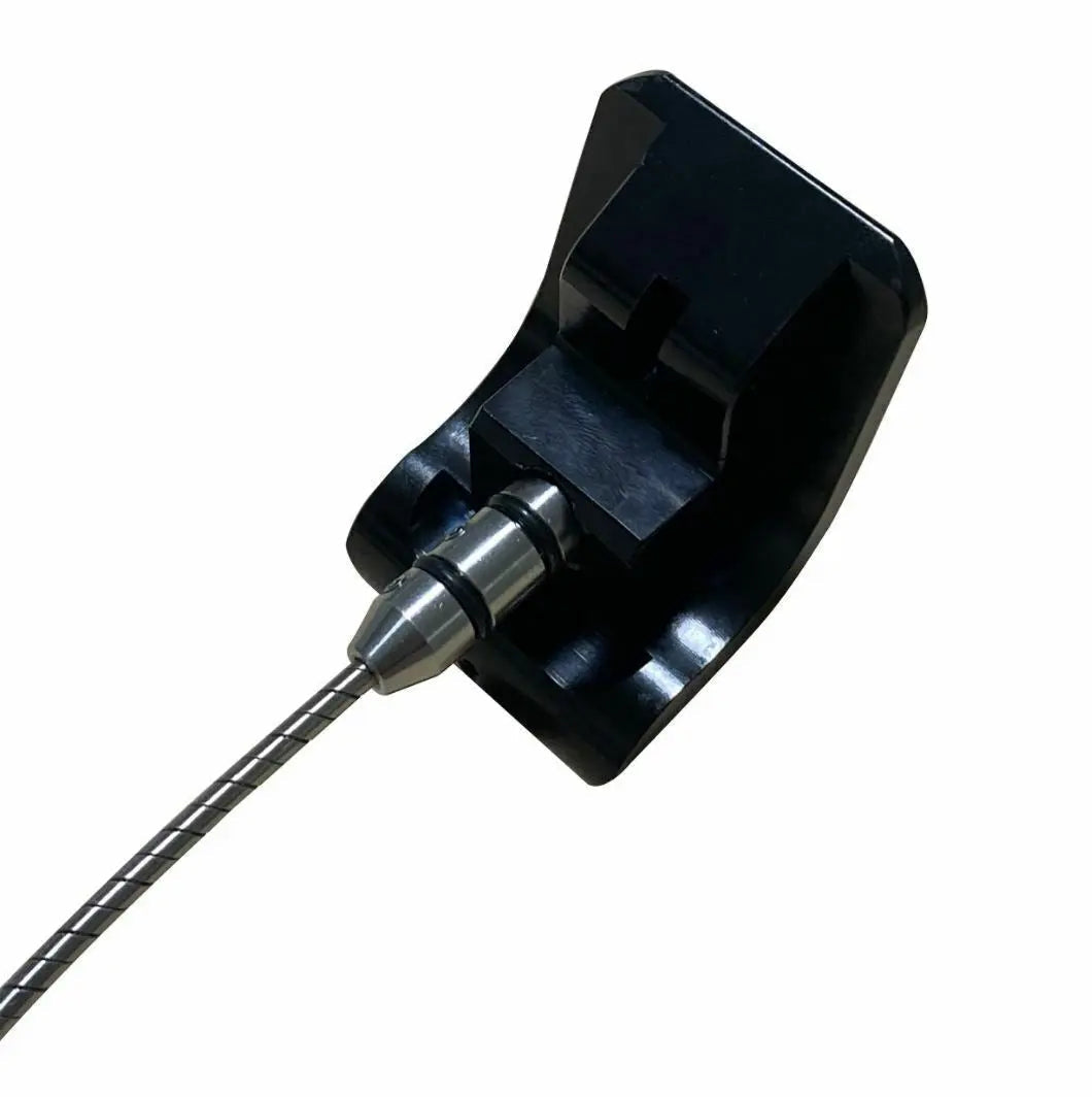 Honda Acura K-Tuned hybrid K-series billet oil dipstick by Jack Spania Racing, showing the polished metal design.