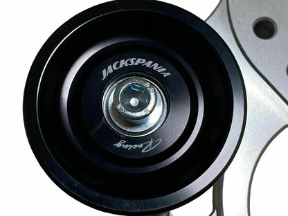 Honda Acura K Series side mount pulley kit with pulleys and brackets for K24 K24A2 engine by Jack Spania Racing