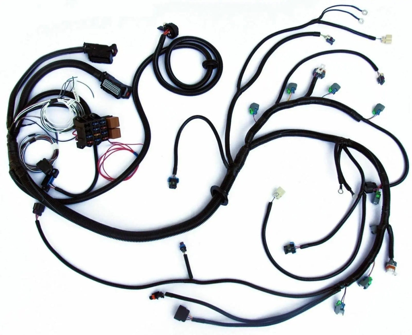 Jack Spania Racing 2006-2015 LS3 LS2 6.2L standalone engine harness with 6L80E/6L90E DBW drive-by-wire LSX Vortec system