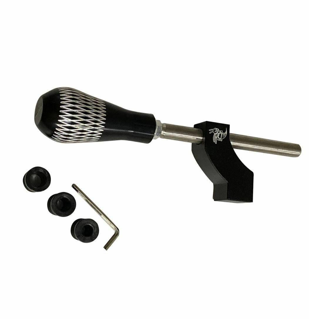Jack Spania Racing adjustable shifter extender with shift knob, interior car accessory for enhanced gear shifting.