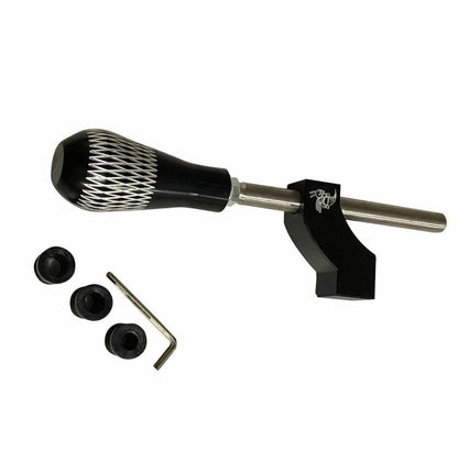 Jack Spania Racing adjustable shifter extender with shift knob, interior car accessory for enhanced gear shifting.