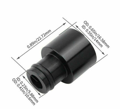 Honda Acura RDX fuel injector conversion top hats by Jack Spania Racing for B18 B16 D16 B20 H22 F22 engine parts, shown in image.