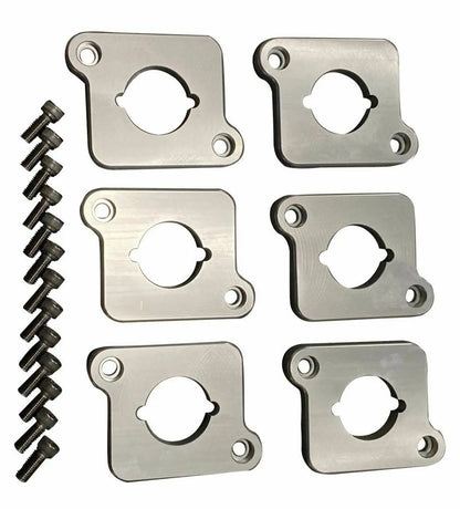 Jack Spania Racing 2.0TFSI coil conversion adapter plates for Audi B5 S4, C5 A6 Allroad, and 2.7T Quattro engine parts.