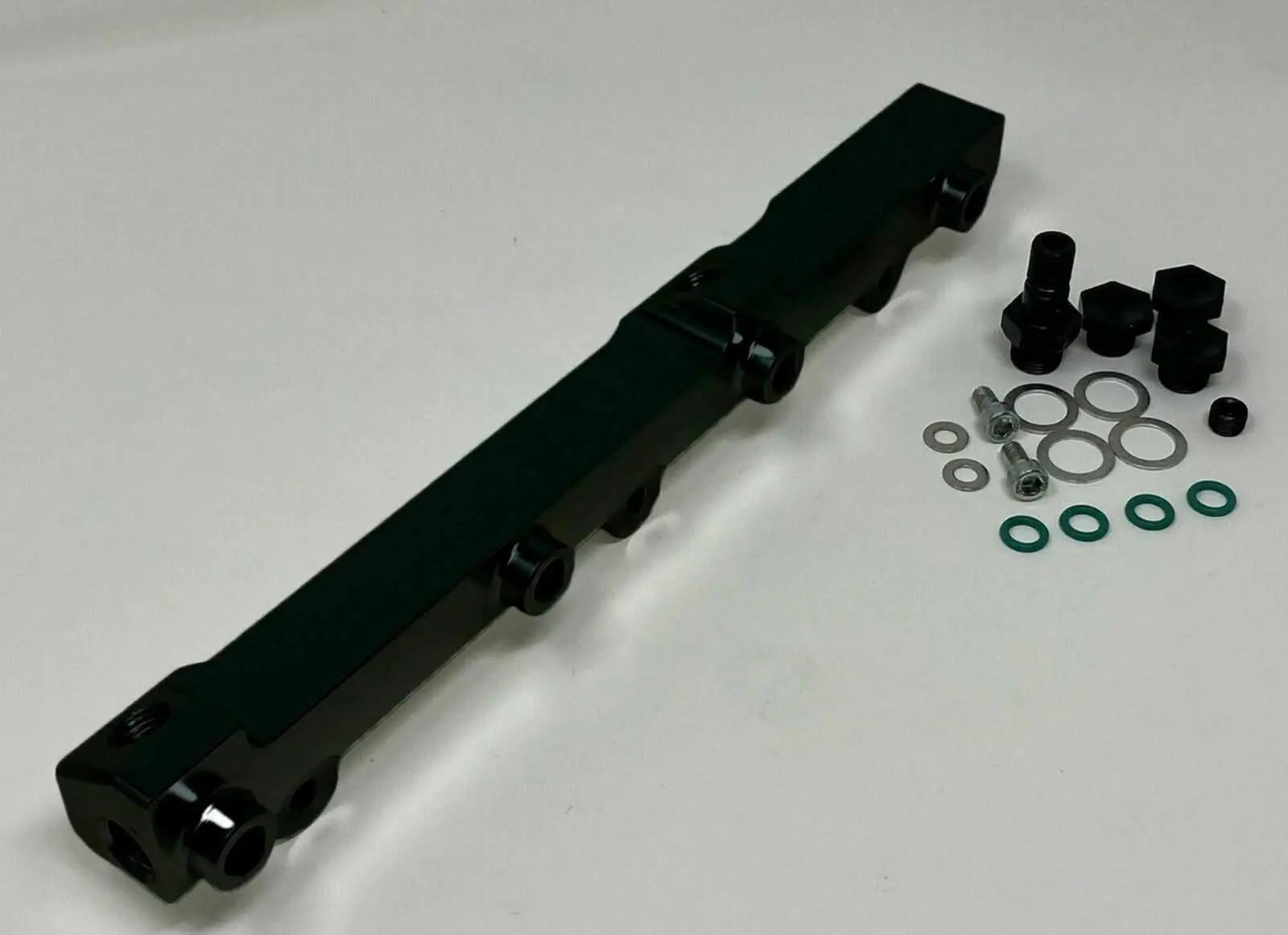 Jack Spania Racing H F Series high flow fuel rail for Honda Prelude H22 H23 and Accord F22 engine parts, shown in the image.