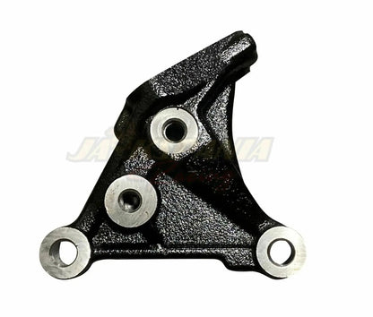 Jack Spania Racing Honda Acura K24 swap passenger side engine mount bracket, automotive engine part, metal bracket with mounting holes.