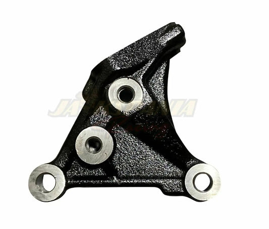 Jack Spania Racing Honda Acura K24 swap passenger side engine mount bracket, automotive engine part, metal bracket with mounting holes.