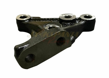 Honda Acura K24 engine mount bracket for passenger side, made by Jack Spania Racing, shown in automotive engine parts image.