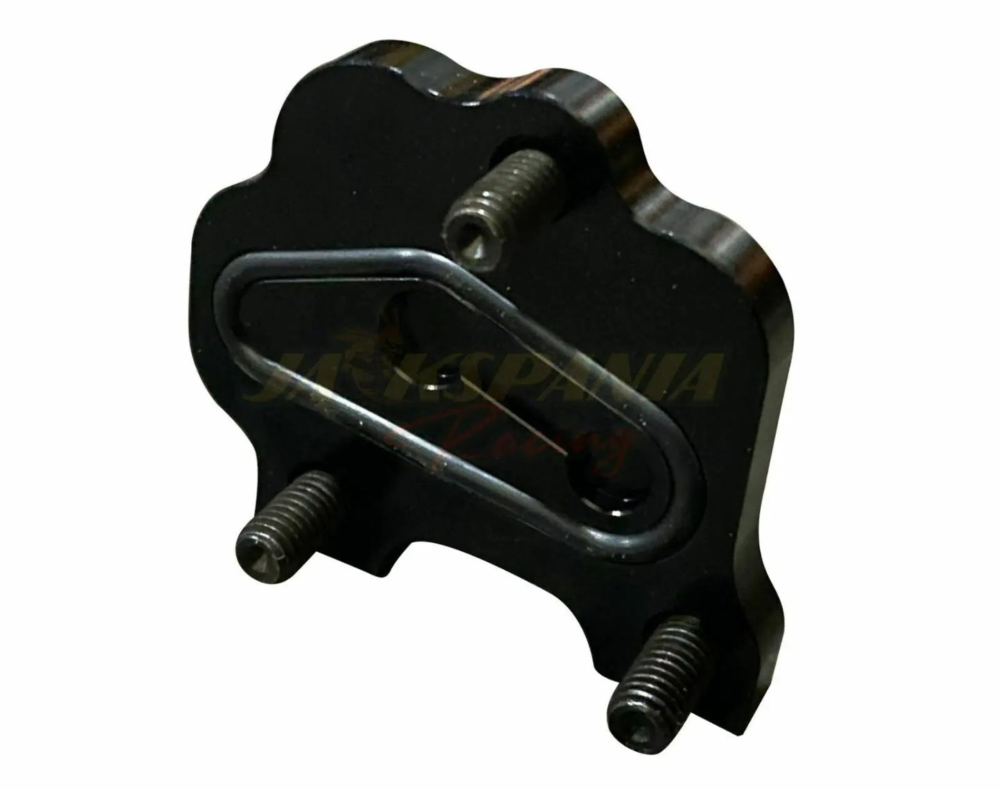 Honda Acura K Series VTEC block off plate by Jack Spania Racing, showing the billet metal engine part for K20 and K24 engines.