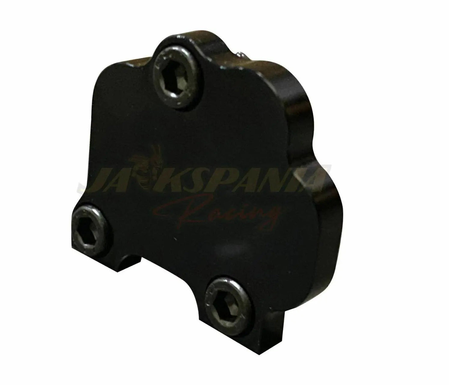 Honda Acura K Series VTEC engine block off plate by Jack Spania Racing, designed for K20 and K24 engines in RSX, TL, TSX, Civic.