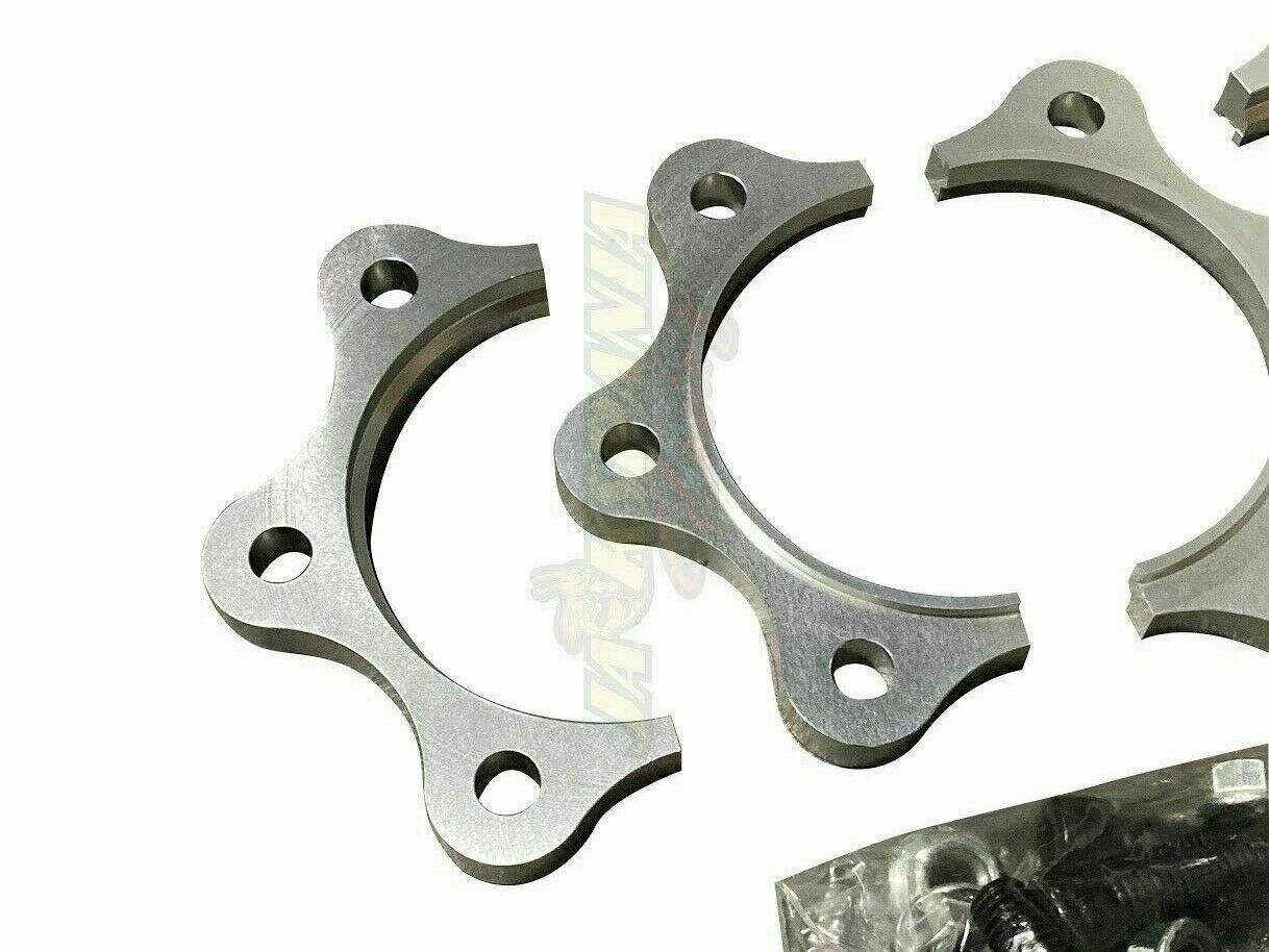 Jack Spania Racing billet half shaft axle spacers for Honda S2000 AP1 AP2 2000-2009 engine parts, shown in the image.