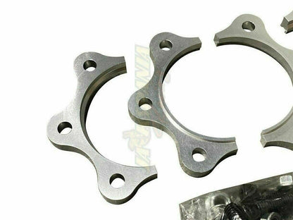 Jack Spania Racing billet half shaft axle spacers for Honda S2000 AP1 AP2 2000-2009 engine parts, shown in the image.