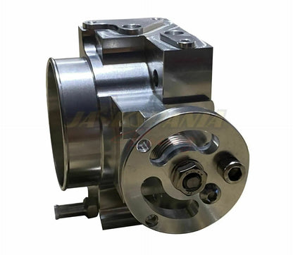 Jack Spania Racing K Series K20 K24 billet intake manifold throttle body, 70mm, for Honda and Acura Civic engine swap.