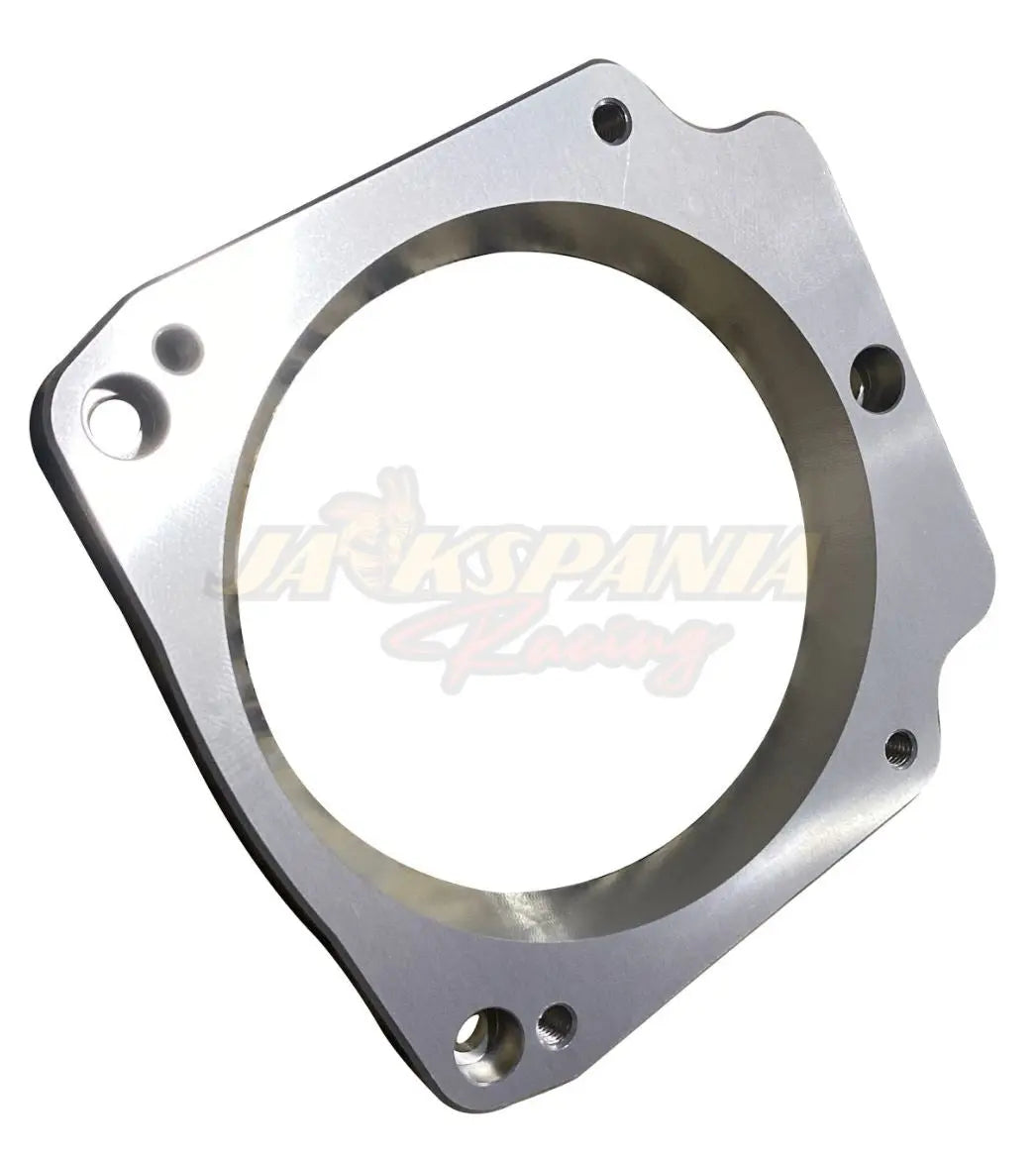 Billet LS 92mm 3 Bolt Intake to 102mm 4 Bolt Throttle Body LS1 Truck Adapter USA - Jack Spania Racing