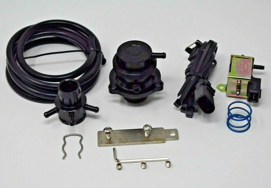 Jack Spania Racing turbo blow-off valve kit for VW Audi MK5 MK6 2.0T FSI TSI engines, compatible with Golf GTI A4 GLI models.
