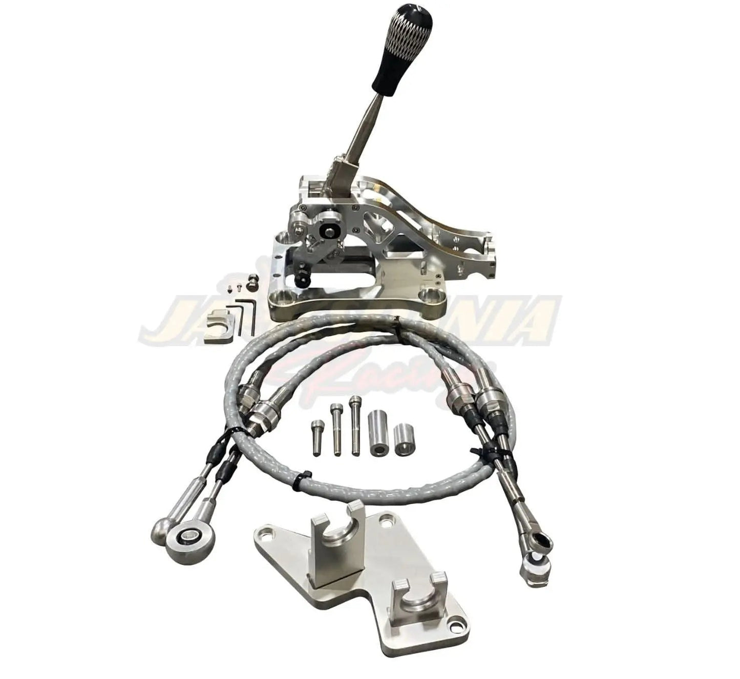 Jack Spania Racing B Series AWD shifter cables box and B16, B18, B20 transmission bracket for Civic, EG, EK, DC2, CRV.