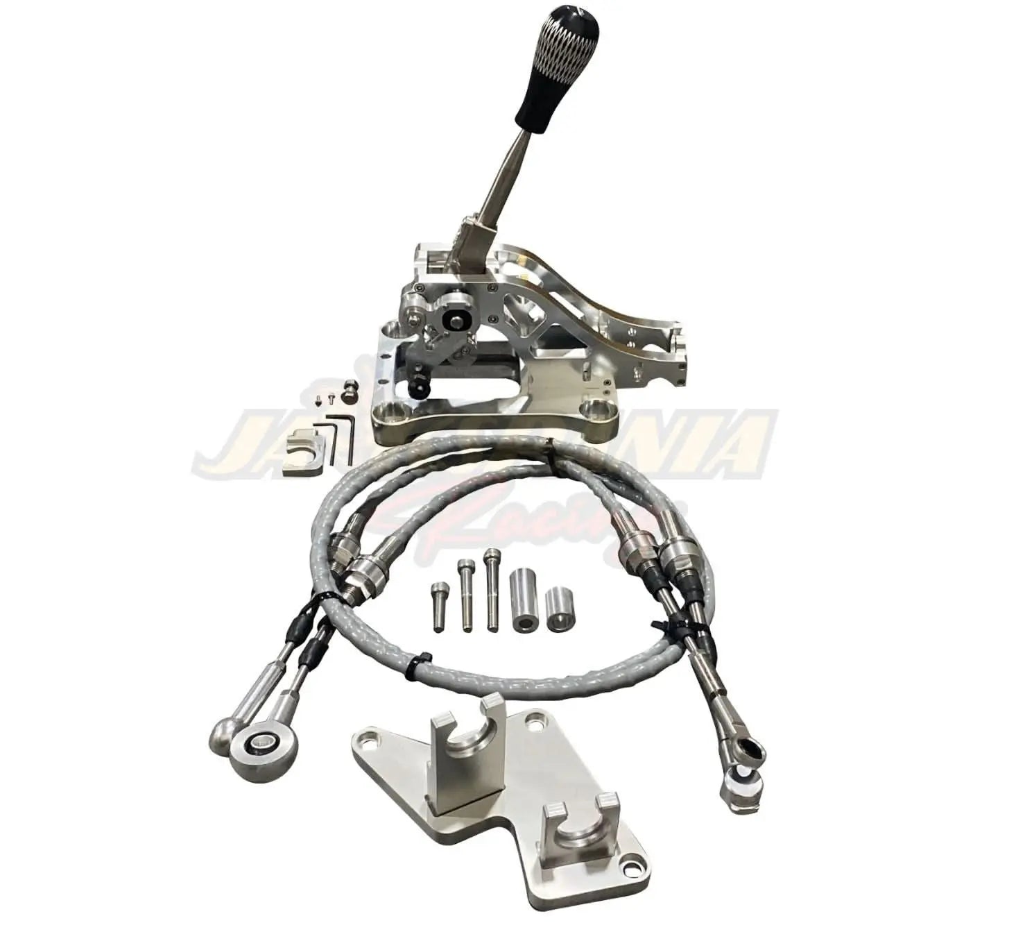 Jack Spania Racing B Series AWD shifter cables box and B16, B18, B20 transmission bracket for Civic, EG, EK, DC2, CRV.