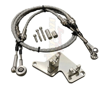 Jack Spania Racing B Series AWD shifter cables and B16 B18 B20 transmission bracket for Honda Civic EG EK DC2 CRV.