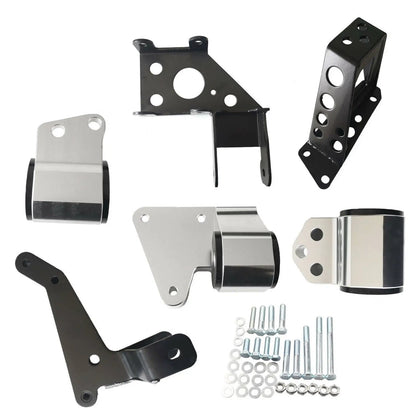 Jack Spania Racing engine mount bracket for K-Swap Honda Civic 92-95 EG K20 K24 K-Series DC2 EG6 engine parts