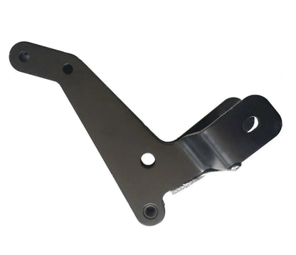 Engine mount bracket for K-Swap Honda Civic 92-95 EG K20 K24 K-Series, made by Jack Spania Racing, shown on engine assembly.