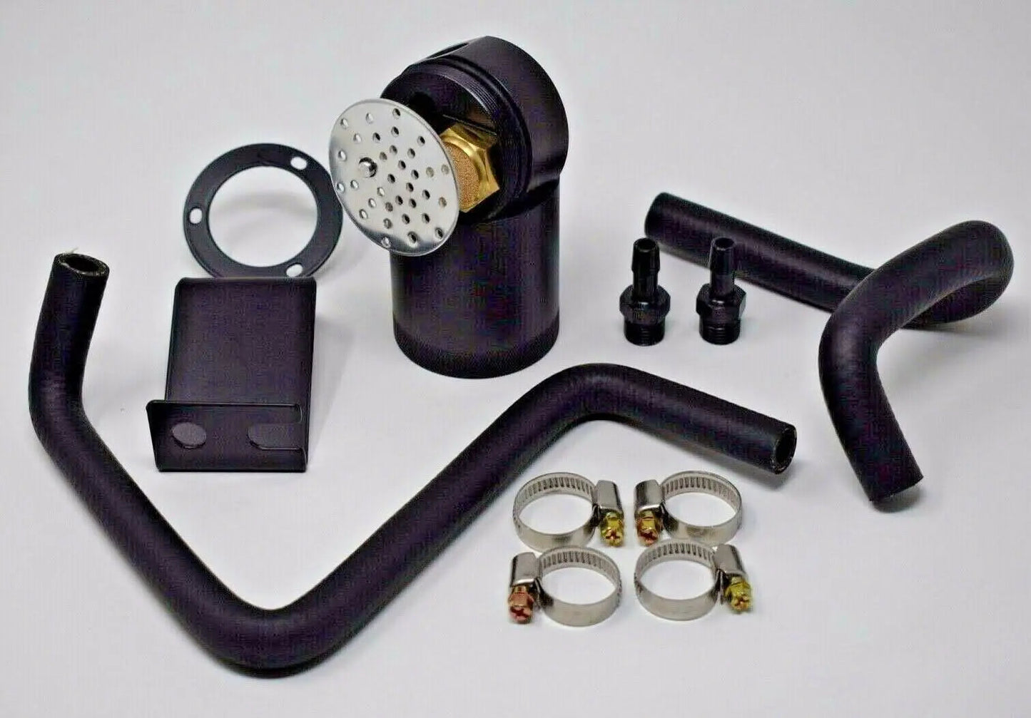 Jack Spania Racing oil catch can for Toyota Subaru Scion FR-S, BRZ, GT-86, and AE86 engine PCV side, automotive engine part.