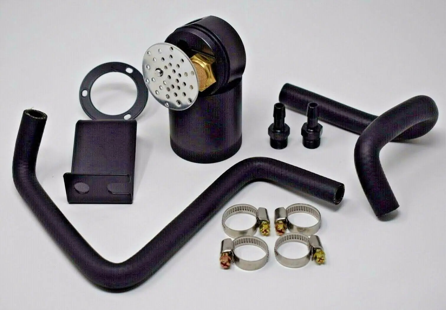 Jack Spania Racing oil catch can for Toyota Subaru Scion FR-S, BRZ, GT-86, and AE86 engine PCV side, automotive engine part.
