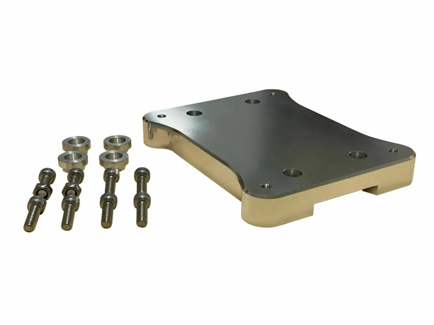 Jack Spania Racing billet shifter base plate V2 for Honda TSX, Accord, K24 transmission, EF, EG, EK models, automotive transmission part.