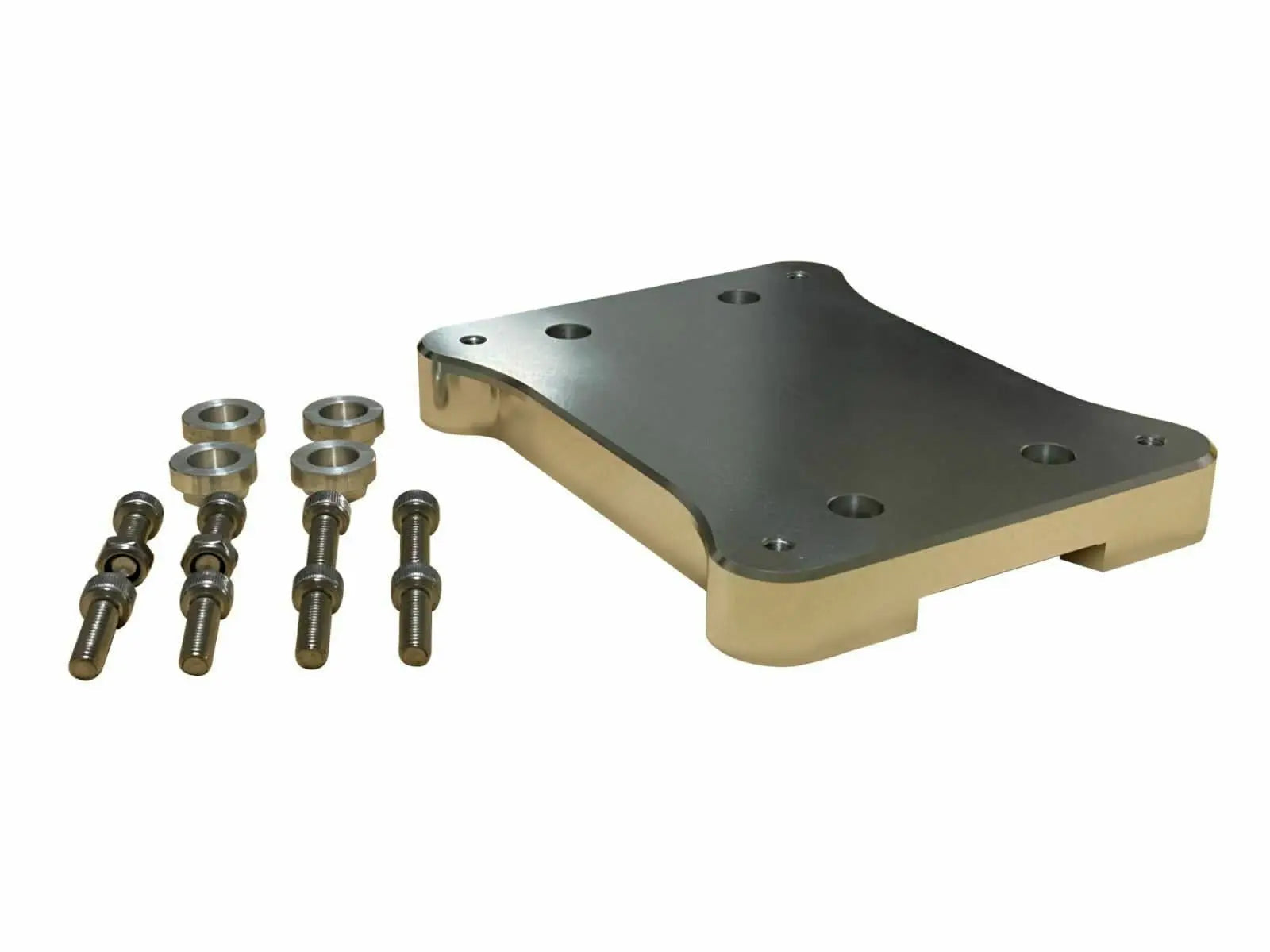 Jack Spania Racing billet shifter base plate V2 for Honda TSX, Accord, K24 transmission, EF, EG, EK models, automotive transmission part.
