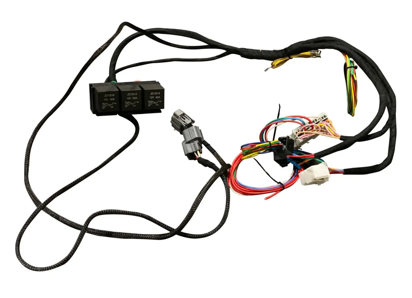 Jack Spania Racing K Series K20 K24 swap wiring harness for Honda Acura engine conversions, universal fit for 2002-2004 models