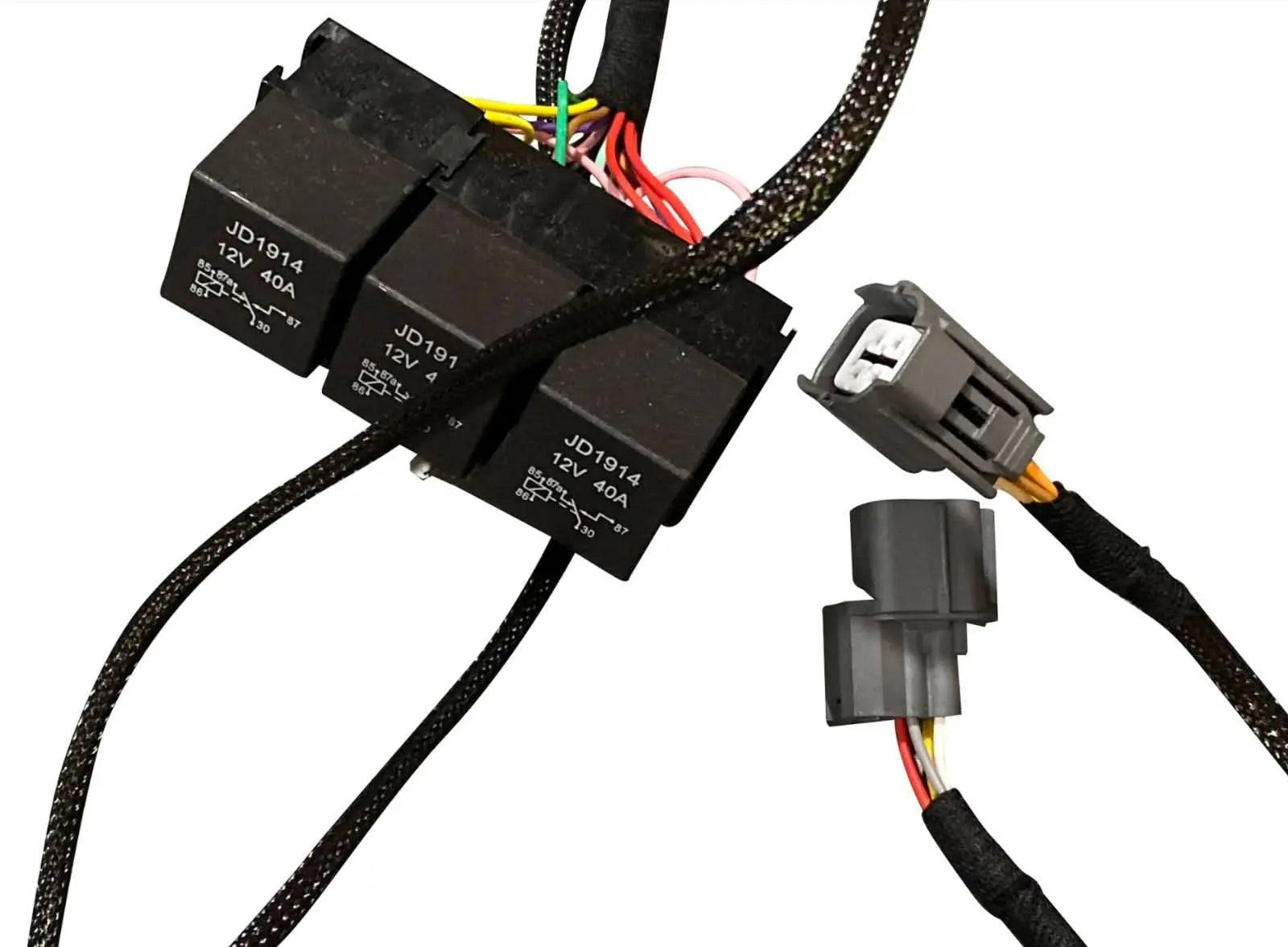 Honda Acura K20 K24 swap wiring harness by Jack Spania Racing, universal engine part for 2002-2004 models.