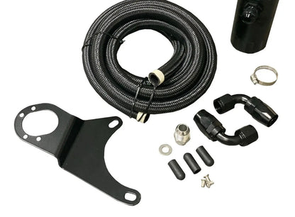 Jack Spania Racing billet oil catch can kit for Mitsubishi Evo 8 9 4G63T engine, VTA crankcase, 03-07, durable engine part