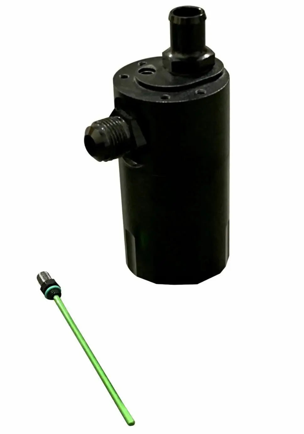 Jack Spania Racing billet oil catch can kit for Mitsubishi Evo 8 and 9 4G63T engine, VTA crankcase, model years 2003-2007.