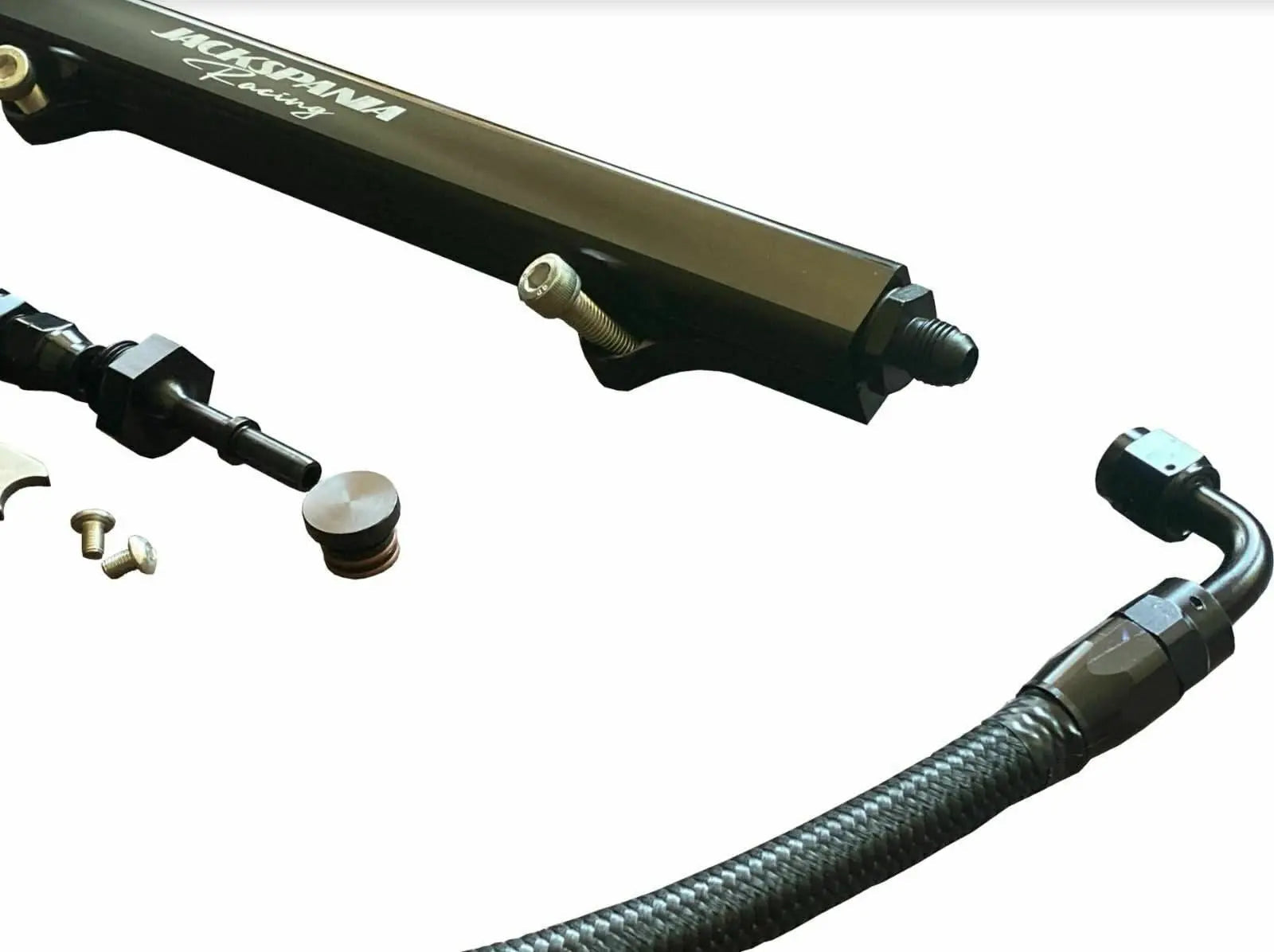 Jack Spania Racing K20 K24 K Series fuel rail line kit for Acura RSX and Honda Civic Si with AN6 hardline engine parts