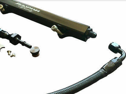 Jack Spania Racing K20 K24 K Series fuel rail line kit for Acura RSX and Honda Civic Si with AN6 hardline engine parts