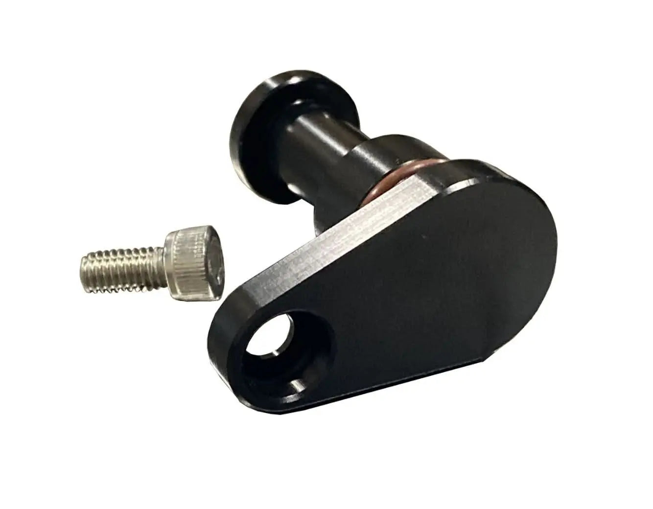 VTEC VTC Killer Block Off for Honda Acura K20 K24 K Series engine, by Jack Spania Racing, shown on engine part.