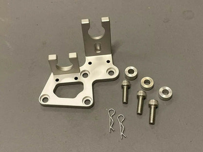 Jack Spania Racing K20 K24 K Series transmission bracket for Honda Integra, CRX, and hatchback K swap models, durable transmission part.