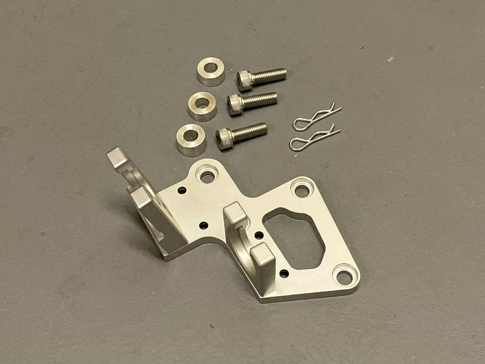 Jack Spania Racing K20 K24 K Series transmission bracket for Honda Integra, CRX, and hatchback K Swap models.