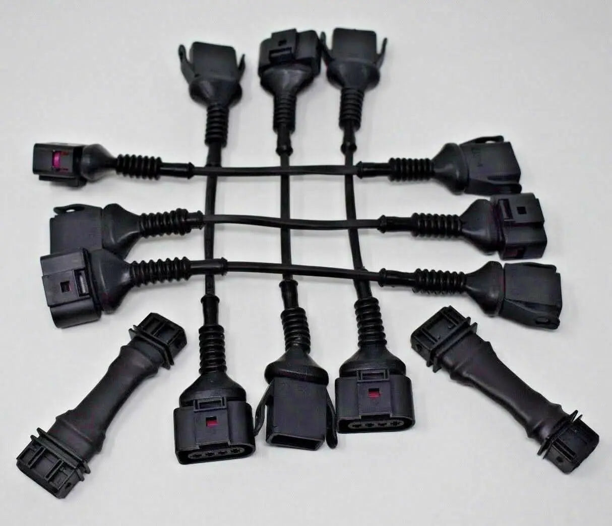 Audi 2.7T coil conversion harness and ICM bypass delete kit for S4 RS4 B5 2.7T engine, by Jack Spania Racing.