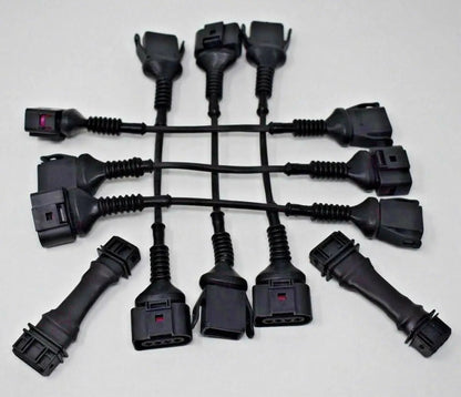 Audi 2.7T coil conversion harness and ICM bypass delete kit for S4 RS4 B5 2.7T engine, by Jack Spania Racing.