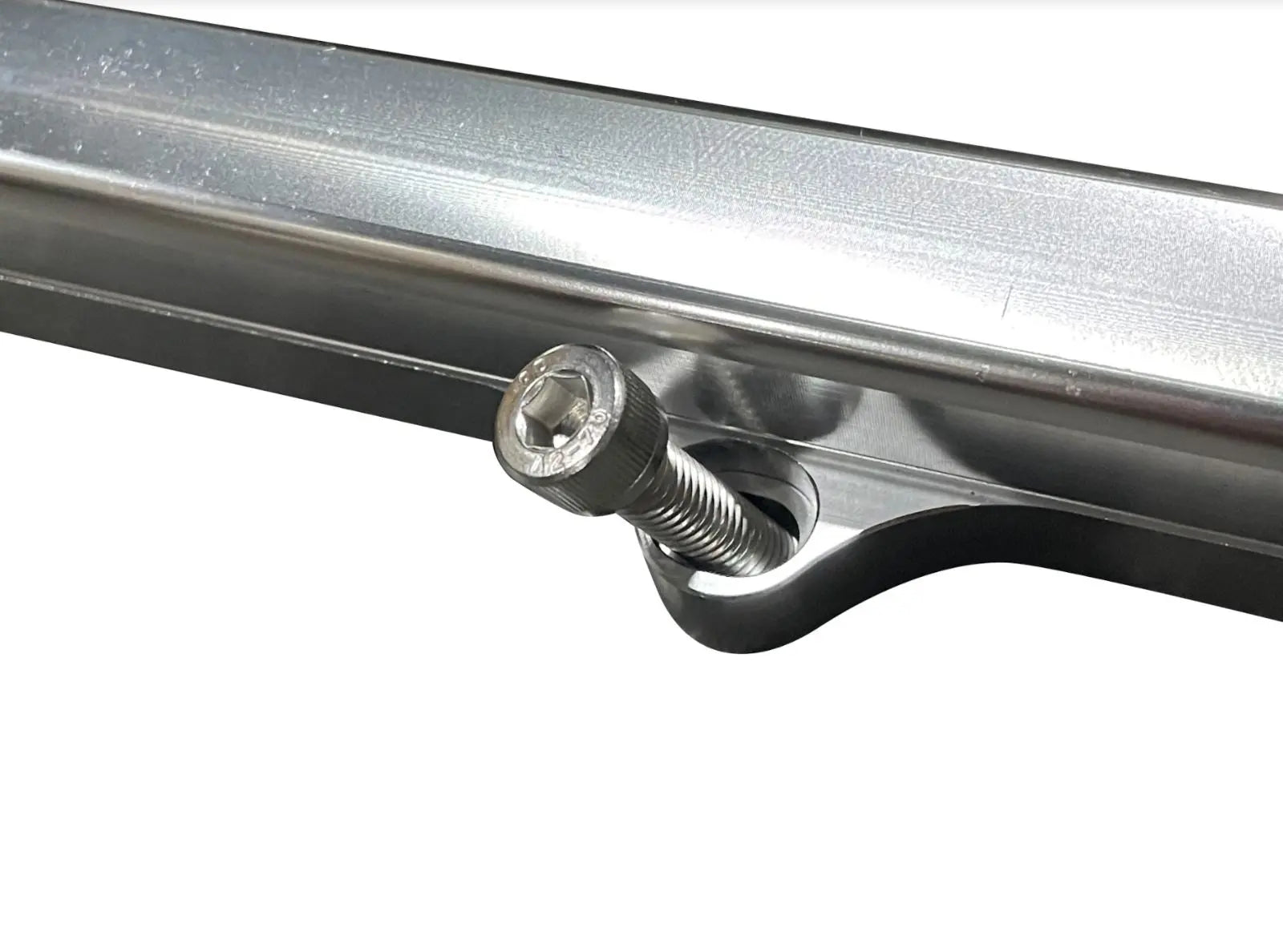 Honda Acura K Swap 6AN 8AN billet CNC fuel rail from Jack Spania Racing, designed for engine performance and fuel delivery.