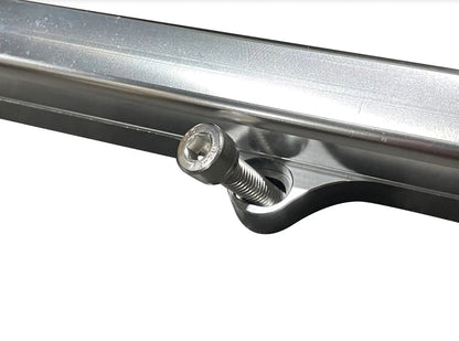 Honda Acura K Swap 6AN 8AN billet CNC fuel rail from Jack Spania Racing, designed for engine performance and fuel delivery.