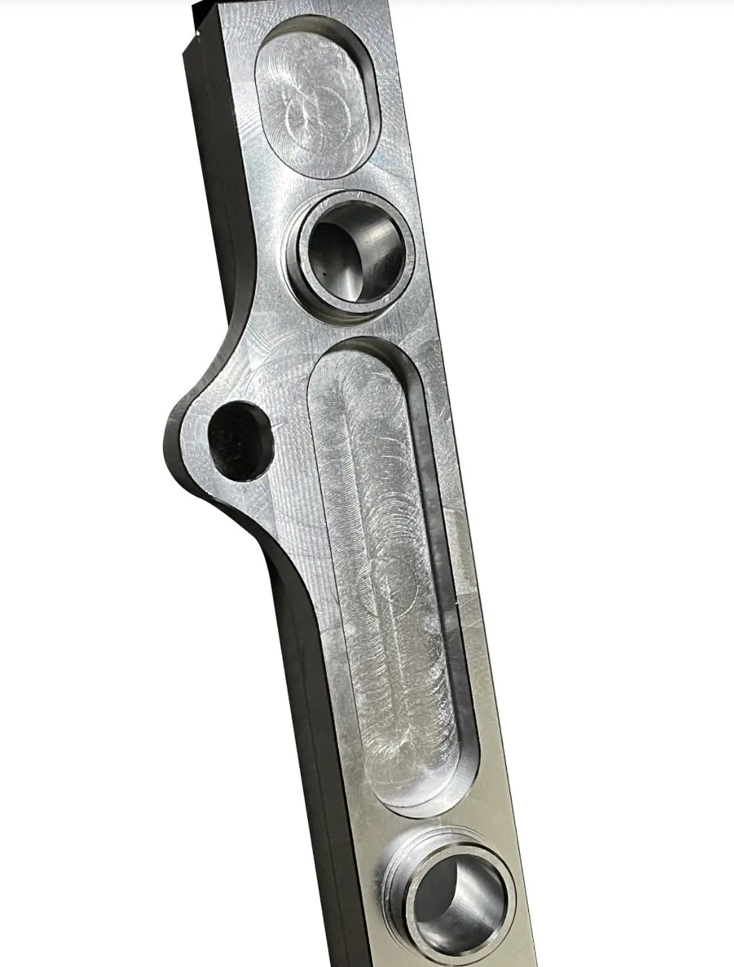 Honda Acura K Swap engine fuel rail with 6AN 8AN billet CNC construction from Jack Spania Racing, designed for performance engines.