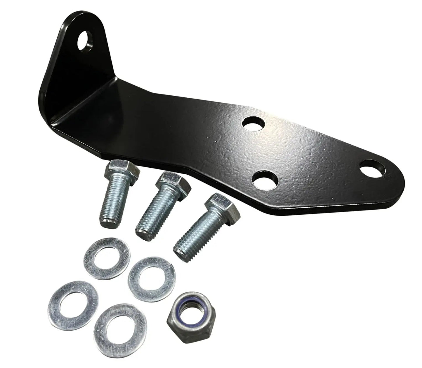 Jack Spania Racing B Series low profile torque mount bracket for B16 B18 turbo engines in Honda Civic EG EK and CRX models.