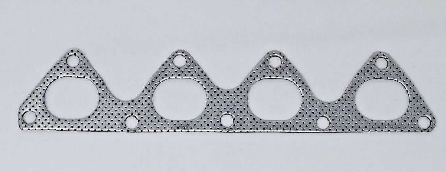 Graphite B-Series header exhaust manifold gasket for Honda B18C5 Type R and B16A3, by Jack Spania Racing, OEM spec.