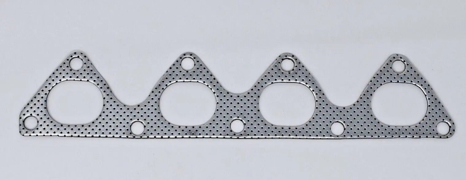 Graphite B-Series header exhaust manifold gasket for Honda B18C5 Type R and B16A3, by Jack Spania Racing, OEM spec.