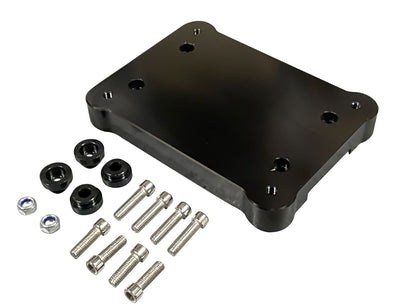Jack Spania Racing K20 K24 shifter base plate and hardware for Honda Civic, Integra, and CRX K-Series transmission parts.
