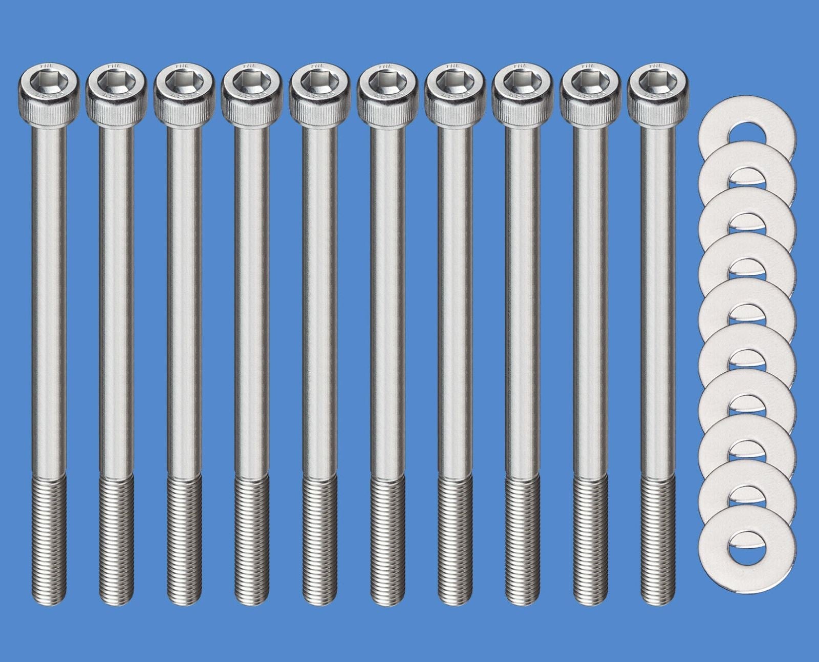 LS Truck Intake Manifold Bolts Stainless Steel Kit Vortec 4.8 5.3 6.0 6.2L LS1 - Jack Spania Racing