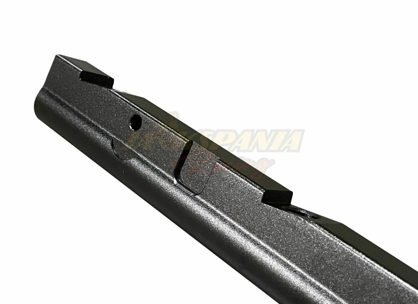 Billet LS feed return fuel rail kit for GM LS3 V8 engine, includes AN6 and AN8 fittings, by Jack Spania Racing.