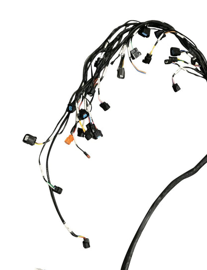 Jack Spania Racing K20 K24 K Series engine charge wire harness for MR2 K swap and RWD Civic EG engine bay.