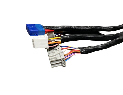Jack Spania Racing K20 K24 engine charge wire harness for MR2 K swap and RWD Civic EG, automotive engine parts.